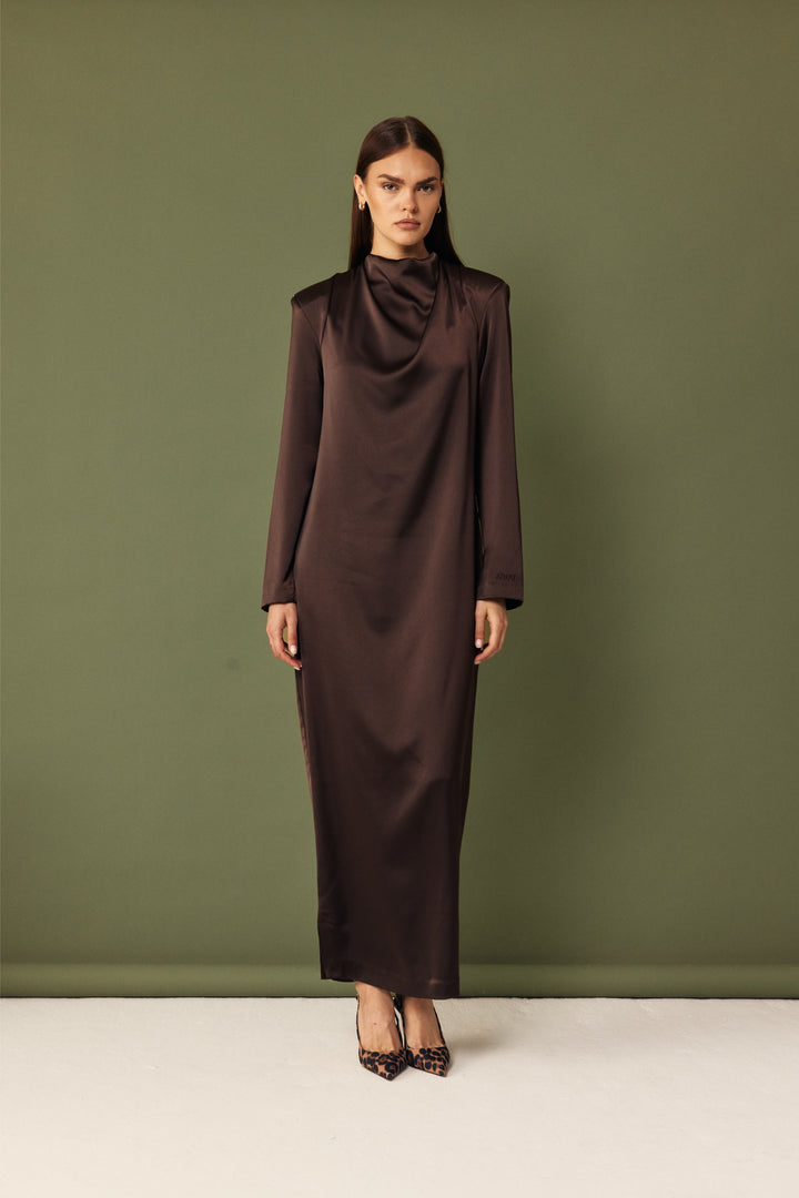 Celeste dress - dark brown