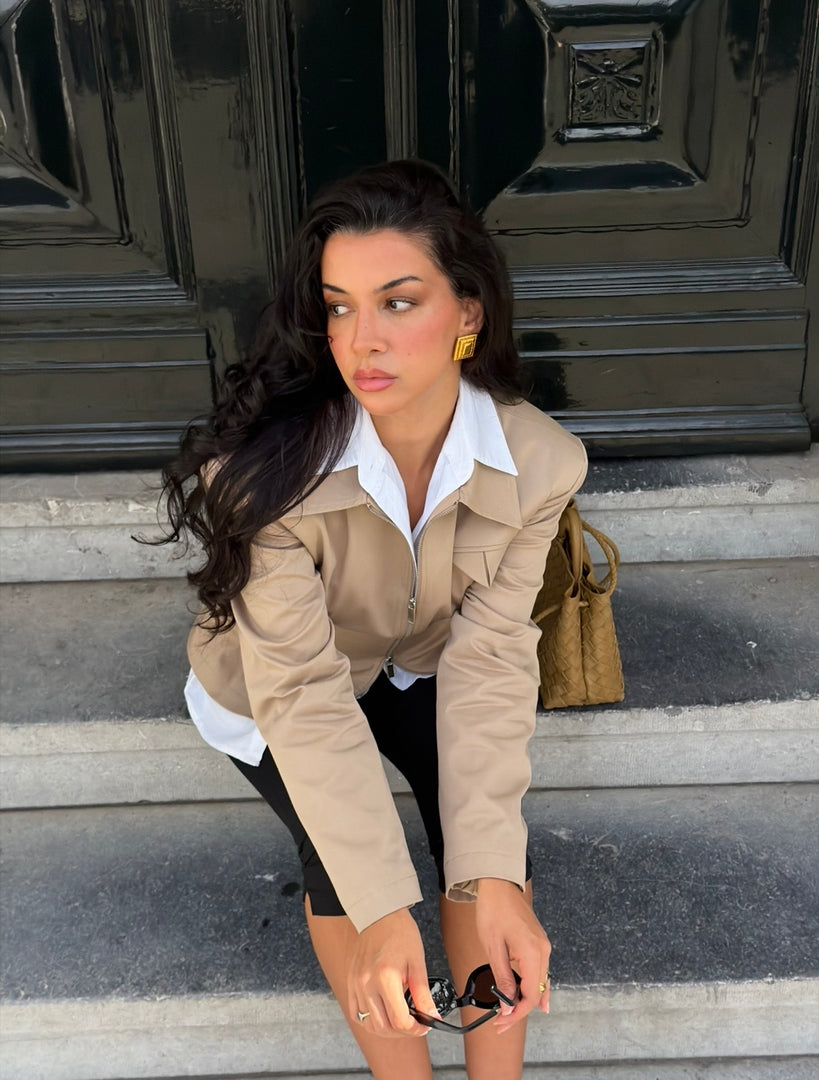 The Sculpt Jacket - Beige