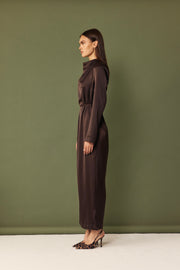 Celeste dress - dark brown