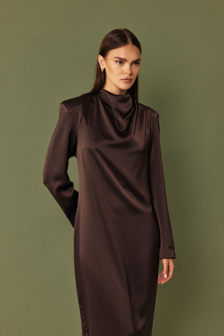 Celeste dress - dark brown