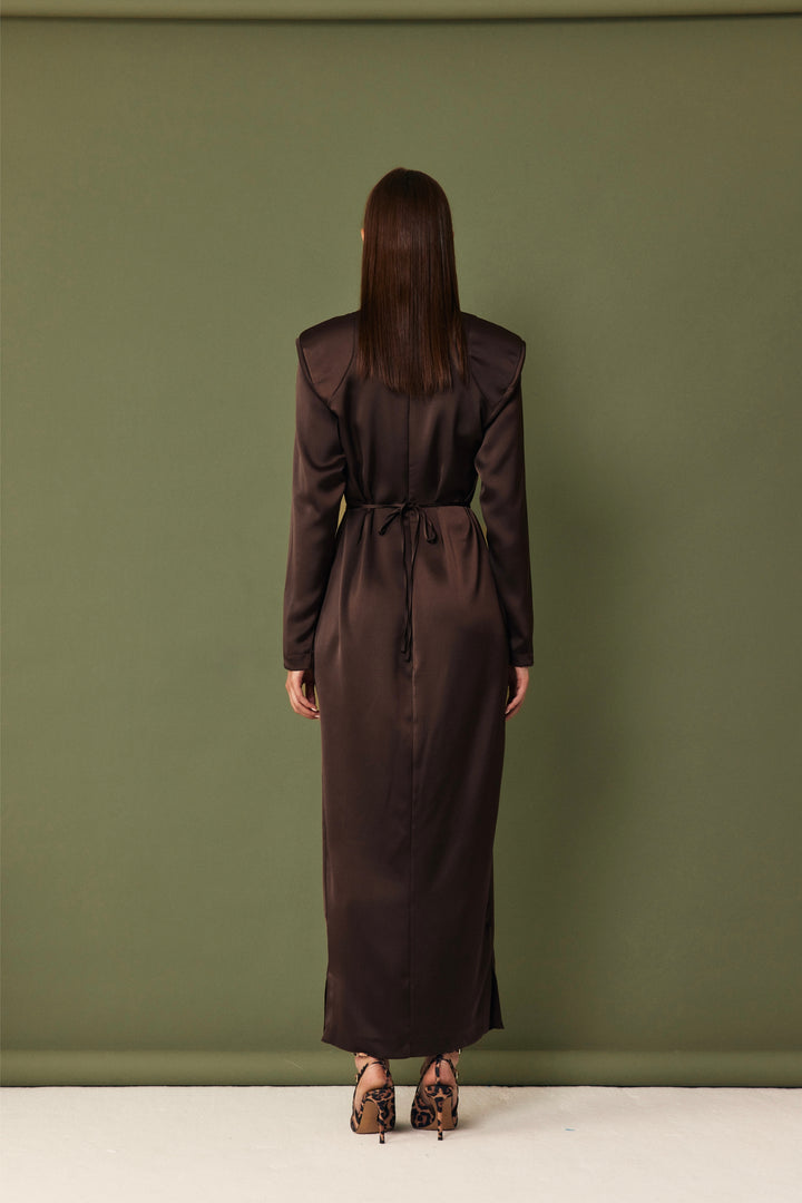 Celeste dress - dark brown