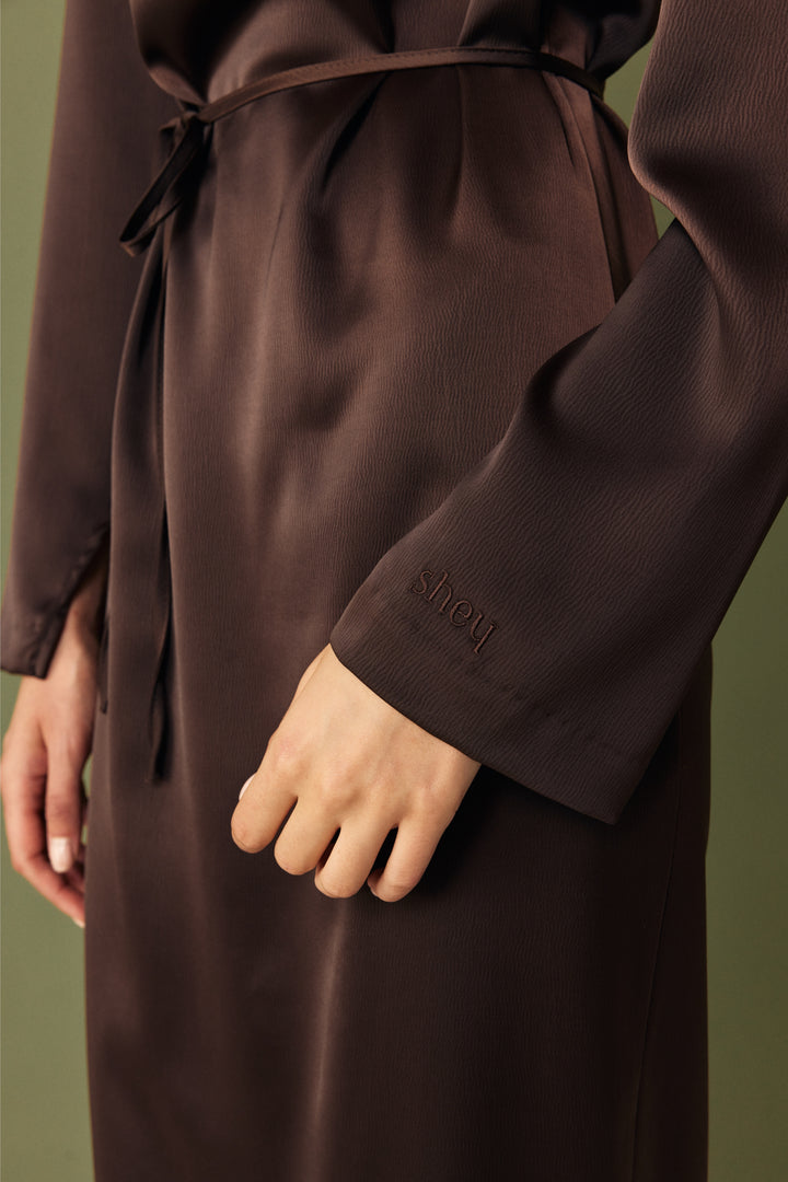 Celeste dress - dark brown