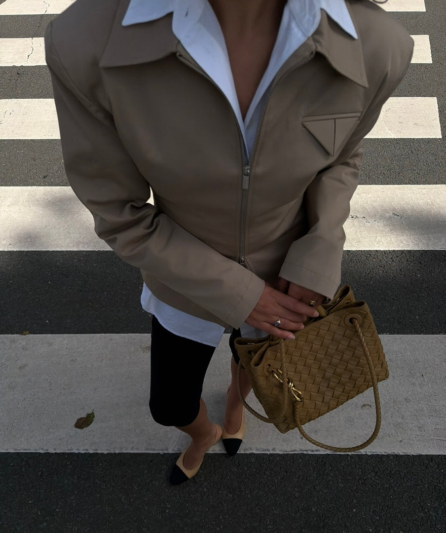 The Sculpt Jacket - Beige