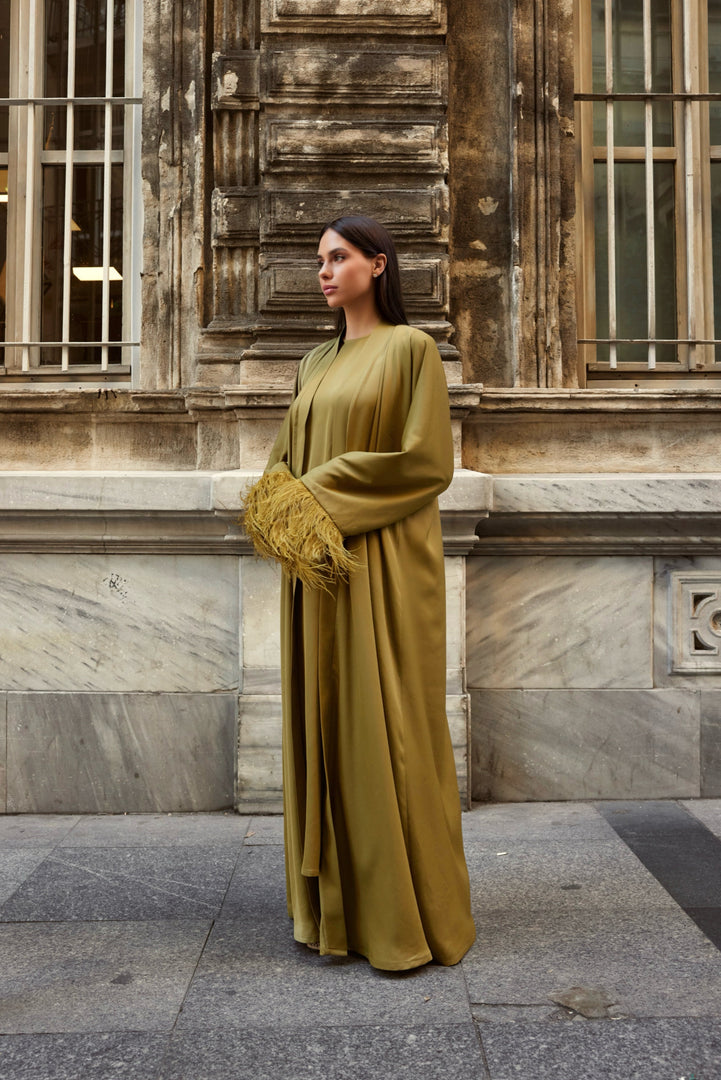 The Abaya Set - Olive Green