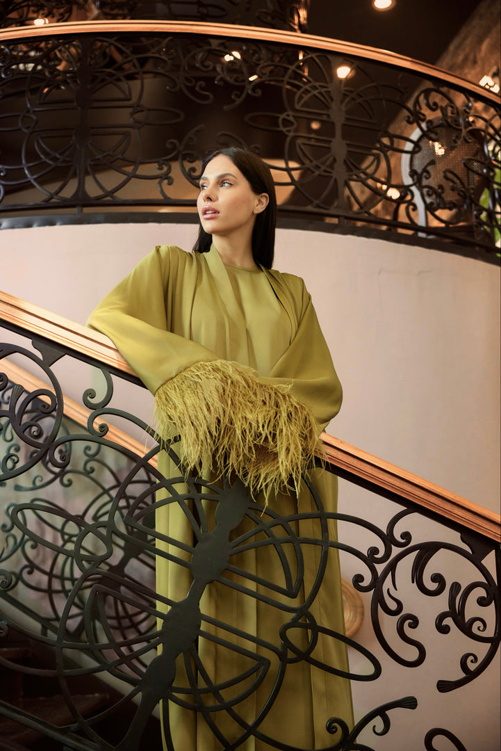 The Abaya Set - Olive Green