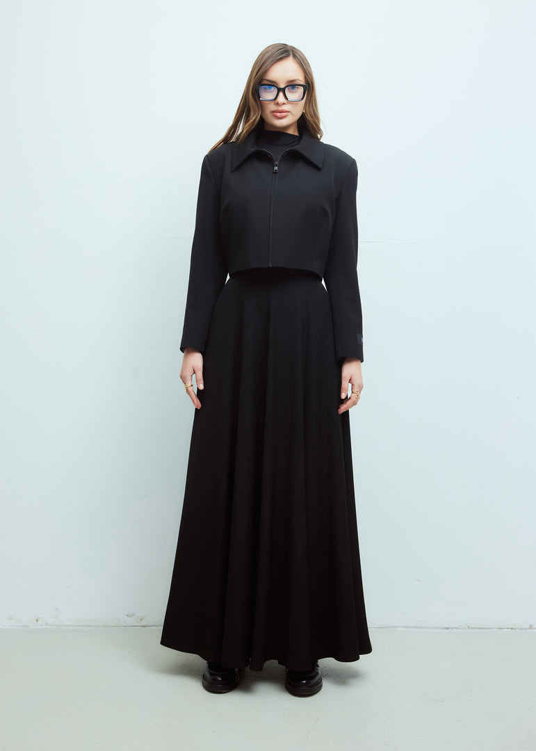 Classic A-line Maxi Skirt