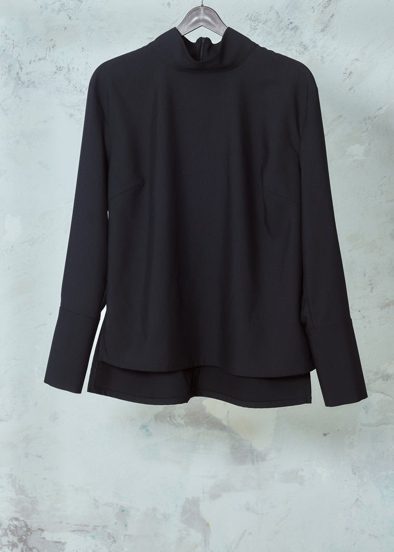 Gold Button Classic Blouse